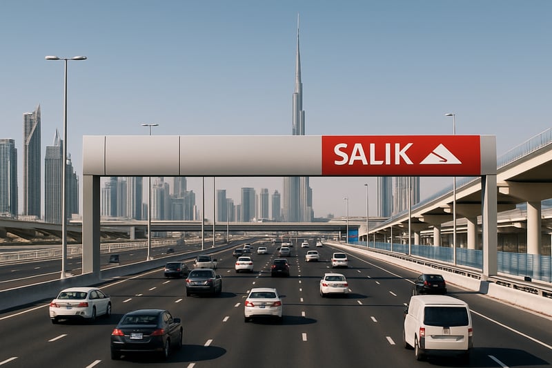 Dubai Paid Roads UAE - modern road infrastructure and toll system